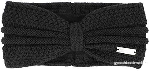 Eisglut Esmeralda Merino pannband för kvinnor, svart, M 5758 cm 4251461921731