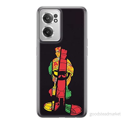 ERT GROUP mobiltelefonfodral för Oneplus NORD CE 2 originalt och officiellt licensierat Looney Tunes mönster Marwin 003 optimalt anpassad till formen på mobiltelefonen, fodral tillverkad av TPU plast 5905511285678