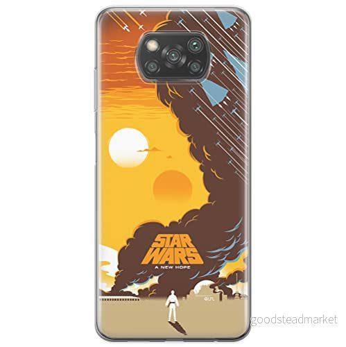 ERT GROUP mobiltelefonfodral för Xiaomi POCOPHONE X3 originalt och officiellt licensierat Star Wars mönster 027 optimalt anpassad till formen på mobiltelefonen, fodral tillverkad av TPU plast 5903537128559