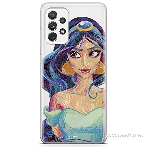 ERT GROUP mobiltelefonfodral för Samsung A72 5G originalt och officiellt licensierat Disney mönster Jasmine 002 optimalt anpassad till formen på mobiltelefonen, gedeeltelijk transparant 5903040081037