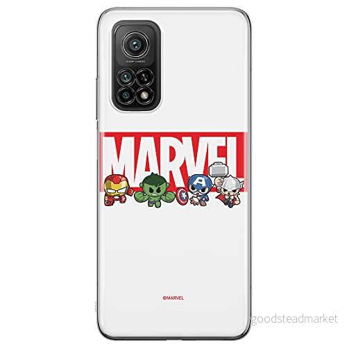 ERT GROUP mobiltelefonfodral för Xiaomi MI 10T 5G / PRO originalt och officiellt licensierat Marvel mönster 009 anpassad till formen på mobiltelefonen, fodral tillverkad av TPU plast 5904805177972