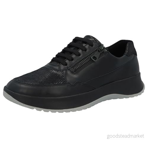 Berkemann Tecla damsneakers, Nattsvart, 39,5 EU, 39.5 EU 4049261959562