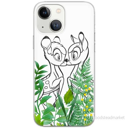 ERT GROUP mobiltelefonfodral för Iphone 13 MINI originalt och officiellt licensierat Disney mönster Bambi 009 Vit optimalt anpassad till formen på mobiltelefonen, fodral tillverkad av TPU plast 5903932878714
