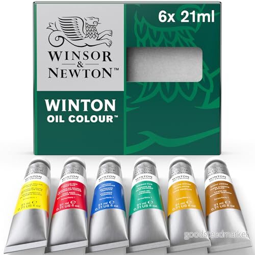 Winsor & Newton 094376860764, Blå, Brun, Grön, Röd, Gul, 21 ml, Rör, 6 styck 94376860764