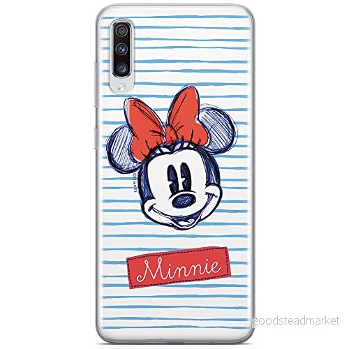 ERT GROUP mobiltelefonfodral för Samsung A70 originalt och officiellt licensierat Disney mönster Minnie 011 optimalt anpassad till formen på mobiltelefonen, fodral tillverkad av TPU plast 5902980410969