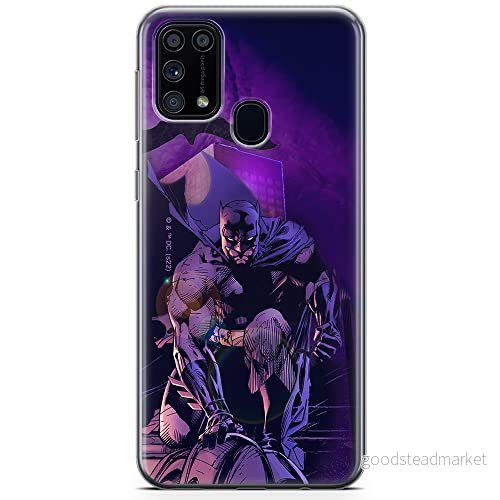 ERT GROUP mobiltelefonfodral för Samsung M31 originalt och officiellt licensierat DC mönster Batman 072 optimalt anpassad till formen på mobiltelefonen, fodral tillverkad av TPU plast 5905131511928