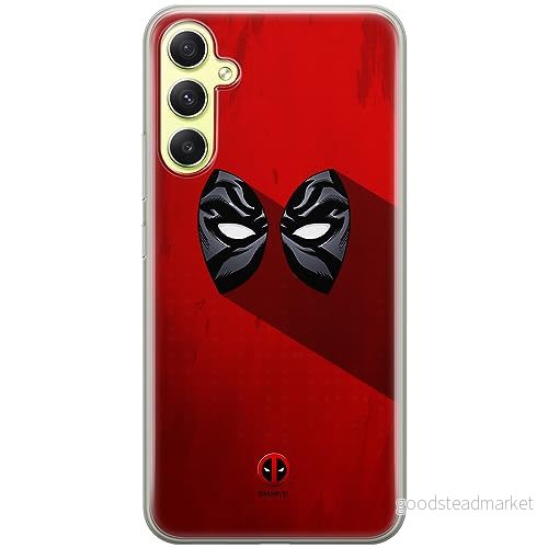 ERT GROUP mobiltelefonfodral för Samsung A34 5G originalt och officiellt licensierat Marvel mönster Deadpool 007 optimalt anpassad till formen på mobiltelefonen, fodral tillverkad av TPU plast 5905511774745