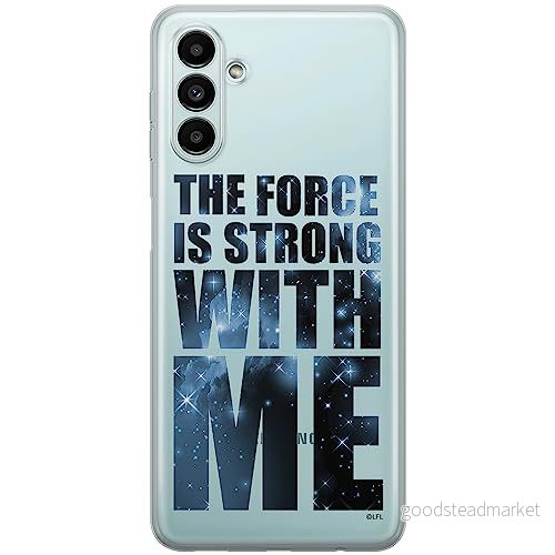 ERT GROUP mobiltelefonfodral för Samsung A13 5G/A04S originalt och officiellt licensierat Star Wars mönster 015 Vit optimalt anpassad till formen på mobiltelefonen, gedeeltelijk transparant 5904805571060