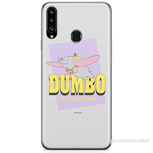 ERT GROUP mobiltelefonfodral för Samsung A20S originalt och officiellt licensierat Disney mönster Dumbo 005 optimalt anpassad till formen på mobiltelefonen, fodral tillverkad av TPU plast 5904805434907