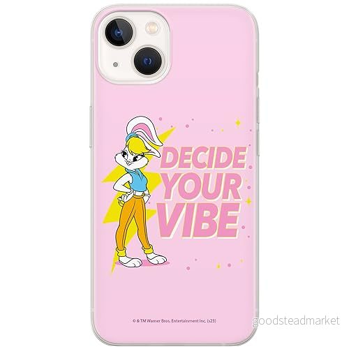 ERT GROUP mobiltelefonfodral för Iphone 13 originalt och officiellt licensierat Looney Tunes mönster Lola 006 optimalt anpassad till formen på mobiltelefonen, fodral tillverkad av TPU plast 5905795068981