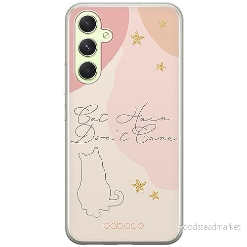ERT GROUP mobiltelefonfodral för Samsung A54 5G originalt och officiellt licensierat Babaco mönster Cats 007 optimalt anpassad till formen på mobiltelefonen, fodral tillverkad av TPU plast 5905511807863