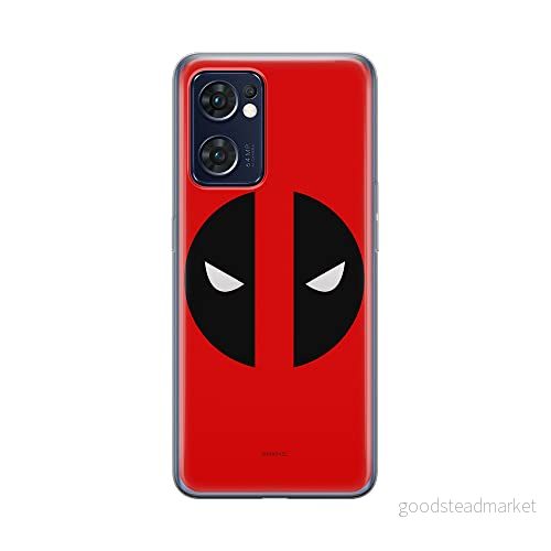 ERT GROUP mobiltelefonfodral för Oppo RENO 7 5G originalt och officiellt licensierat Marvel mönster Deadpool 004 optimalt anpassad till formen på mobiltelefonen, fodral tillverkad av TPU plast 5905511306908