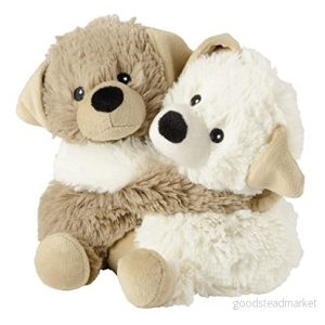 Warmies® Cuddly Friends Dog Heat Cushion/Soft Toy Set of 2 Millet Lavender Filling 4260394915519 Warmies® Cuddly Friends Dog Heat Cushion/Soft Toy Set of 2 Millet Lavender Filling 4260394915519