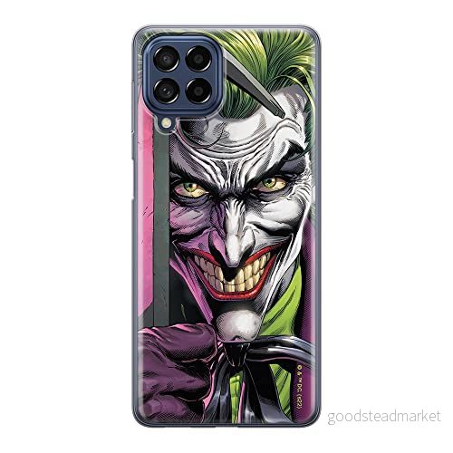ERT GROUP mobiltelefonfodral för Samsung M53 5G originalt och officiellt licensierat DC mönster Joker 014 optimalt anpassad till formen på mobiltelefonen, fodral tillverkad av TPU plast 5905511396510