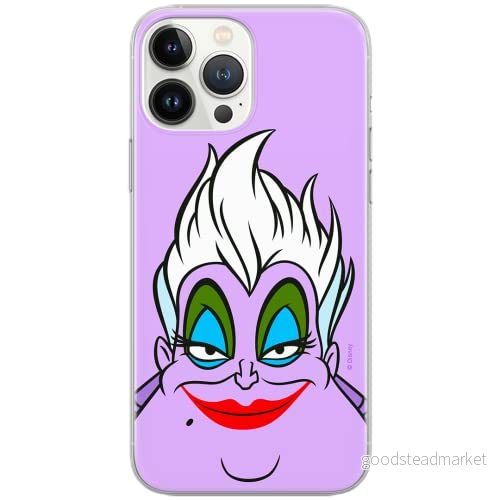 ERT GROUP mobiltelefonfodral för Huawei P30 Lite originalt och officiellt licensierat Disney mönster Ursula 002 Vit optimalt anpassad till formen på mobiltelefonen, fodral tillverkad av TPU plast 5903537589862