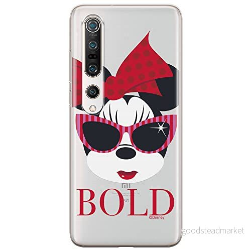 ERT GROUP mobiltelefonfodral för Xiaomi MI 10 / PRO originalt och officiellt licensierat Disney mönster Minnie 045 optimalt anpassad till formen på mobiltelefonen, gedeeltelijk transparant 5903537168500