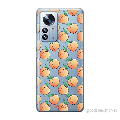 ERT GROUP mobiltelefonfodral för Xiaomi 12 / 12X originalt och officiellt licensierat Babaco mönster Peaches 001 optimalt anpassad till formen på mobiltelefonen, fodral tillverkad av TPU plast 5905511482671