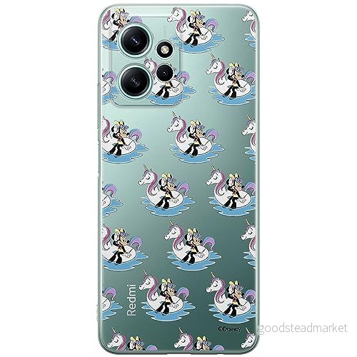 ERT GROUP mobiltelefonfodral för Xiaomi REDMI NOTE 12 4G originalt och officiellt licensierat Disney mönster Minnie 030 optimalt anpassad till formen på mobiltelefonen, gedeeltelijk transparant 5905511937416