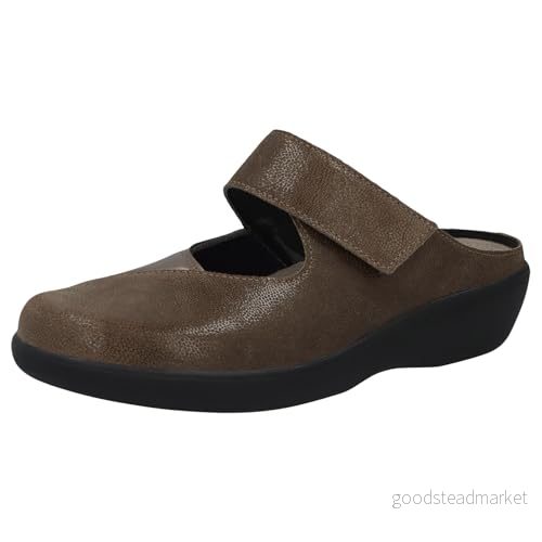 Berkemann Rosie damtofflor, brun/glitter, 38 2/3 EU, Brun glitter, EU 4049261965570