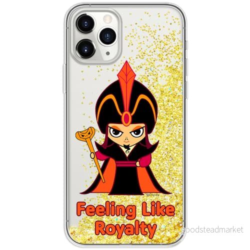 ERT GROUP mobiltelefonfodral för Apple Iphone 11 PRO MAX originalt och officiellt licensierat Disney mönster Jafar 001 optimalt anpassad till formen på mobiltelefonen, med glitter overflow effekt 5905131411747