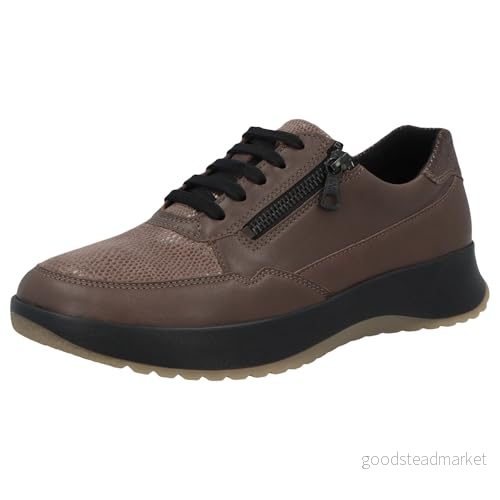 Berkemann Tecla damsneakers, brun/glitter, 40 2/3 EU, Brun glitter, EU 4049261959364