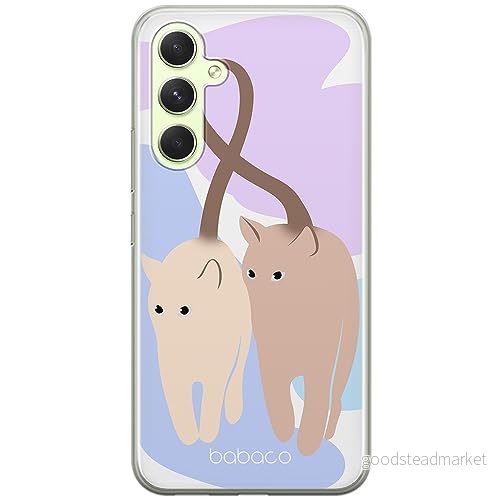 ERT GROUP mobiltelefonfodral för Samsung A54 5G originalt och officiellt licensierat Babaco mönster Cats 013 optimalt anpassad till formen på mobiltelefonen, fodral tillverkad av TPU plast 5905511807894