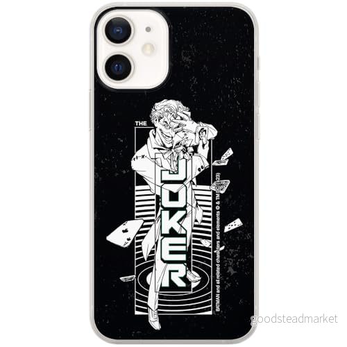 ERT GROUP mobiltelefonfodral för Iphone 12 Mini originalt och officiellt licensierat DC mönster Joker 025 optimalt anpassad till formen på mobiltelefonen, fodral tillverkad av TPU plast 5905795058296