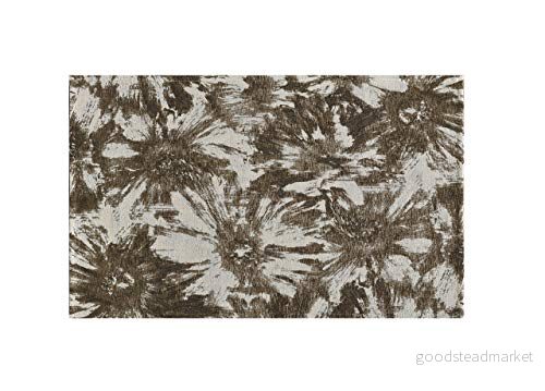 BIANCHERIAWEB Matta Vardagsrum Velour Halkfria Dis Loto Flower Färg Lera Suardi, 115x175 cm, 8056710031379