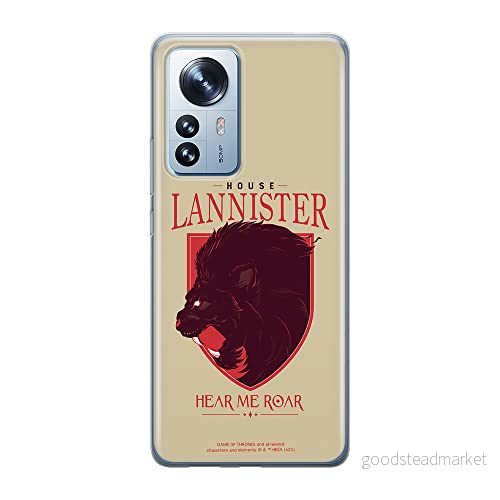 ERT GROUP mobiltelefonfodral för Xiaomi 12 PRO originalt och officiellt licensierat Game of Thrones mönster 008 optimalt anpassad till formen på mobiltelefonen, fodral tillverkad av TPU plast 5905511525934