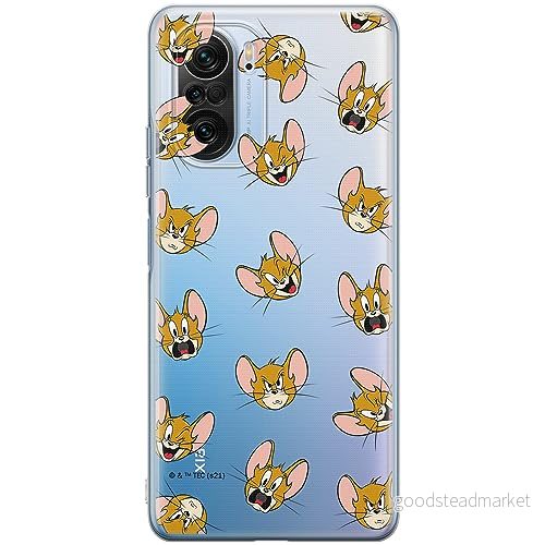 ERT GROUP mobiltelefonfodral för Xiaomi MI 11i/ REDMI K40/K40 PRO/POCO F3/ F3 PRO originalt och officiellt licensierat Tom & Jerry mönster 008, gedeeltelijk transparant 5905511886820