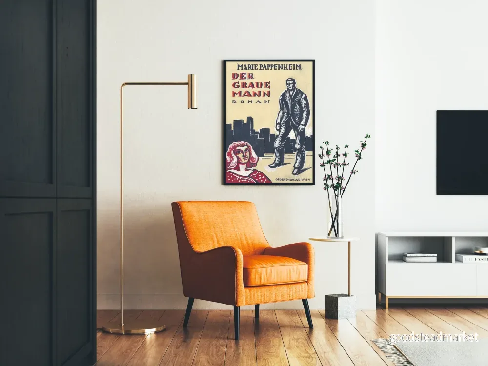 Vintagebokaffisch Der Graue Mann av Marie Pappenheim - Bild 2