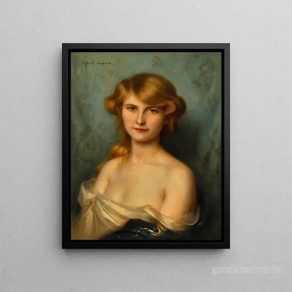 Målning En ung skönhet - Albert Lynch | Konsttryck