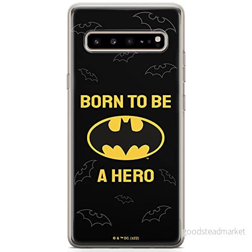 ERT GROUP mobiltelefonfodral för Samsung S10 originalt och officiellt licensierat DC mönster Batman 058 optimalt anpassad till formen på mobiltelefonen, fodral tillverkad av TPU plast 5905131538208