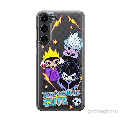 ERT GROUP mobiltelefonfodral för Samsung S23 PLUS originalt och officiellt licensierat Disney mönster Villains 003 optimalt anpassad till formen på mobiltelefonen, gedeeltelijk transparant 5905511437381