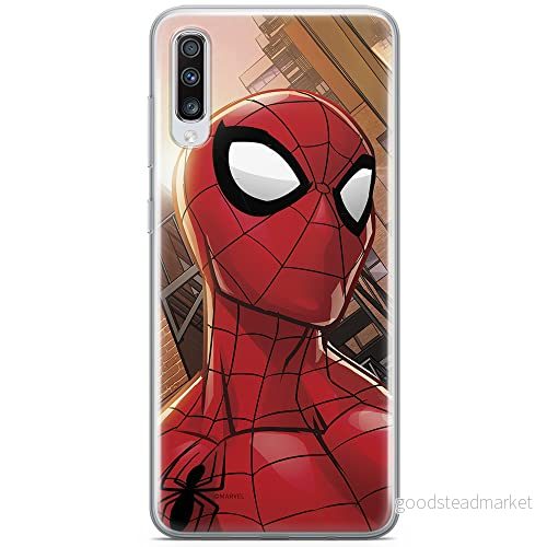 ERT GROUP mobiltelefonfodral för Samsung A70 originalt och officiellt licensierat Marvel mönster Spider Man 003 optimalt anpassad till formen på mobiltelefonen, fodral tillverkad av TPU plast 5902980414455