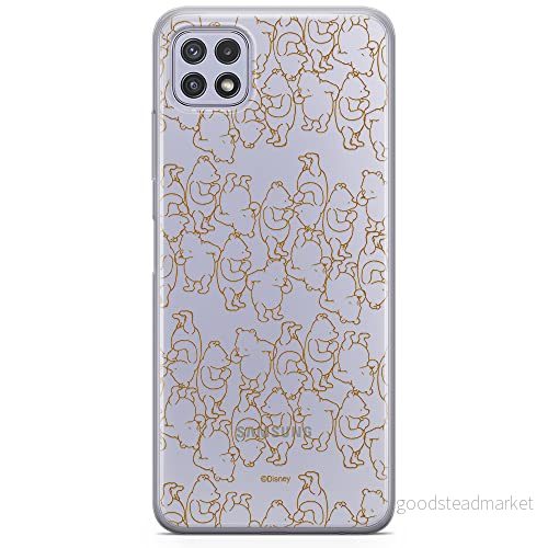ERT GROUP mobiltelefonfodral för Samsung A22 5G originalt och officiellt licensierat Disney mönster Winnie the Pooh and friends 005 anpassad till formen på mobiltelefonen, gedeeltelijk transparant 5903932802238