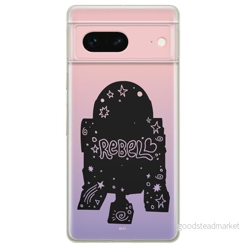 ERT GROUP mobiltelefonfodral för Google PIXEL 7 originalt och officiellt licensierat Star Wars mönster R2D2 005 optimalt anpassad till formen på mobiltelefonen, fodral tillverkad av TPU plast 5905795145101