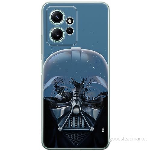 ERT GROUP mobiltelefonfodral för Xiaomi REDMI NOTE 12 4G originalt och officiellt licensierat Star Wars mönster Darth Vader 026 anpassad till formen på mobiltelefonen, fodral tillverkad av TPU plast 5905511941369