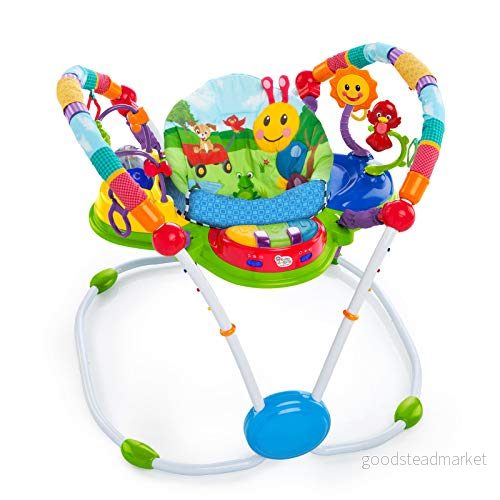 Baby Einstein, Neighborhood Friends Spring und Spielcenter med mer än 12 leksaker, ett piano och ljus, kan roteras 360 74451601840