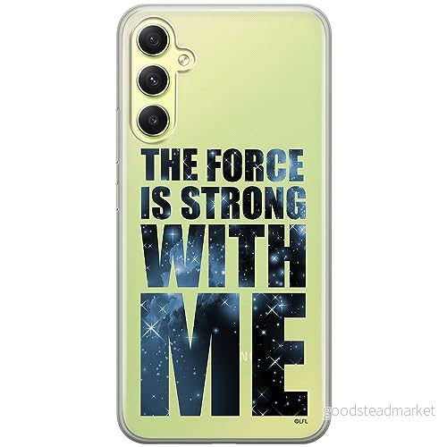 ERT GROUP mobiltelefonfodral för Samsung A34 5G originalt och officiellt licensierat Star Wars mönster 015 optimalt anpassad till formen på mobiltelefonen, gedeeltelijk transparant 5905511778859