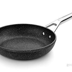 Braisogona Monix mineral smidd aluminium non-stick stekpanna, svart, Modern 26 cm Svart 8435092419799