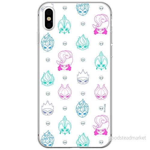 ERT GROUP mobiltelefonfodral för Iphone X/XS originalt och officiellt licensierat Disney mönster Villains 006 optimalt anpassad till formen på mobiltelefonen, fodral tillverkad av TPU plast 5905131382788