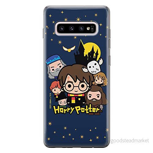 ERT GROUP mobiltelefonfodral för Samsung S10 PLUS originalt och officiellt licensierat Harry Potter mönster 100 optimalt anpassad till formen på mobiltelefonen, fodral tillverkad av TPU plast 5905131730411
