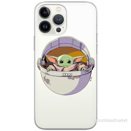 ERT GROUP mobiltelefonfodral för Samsung S20 PLUS / S11 originalt och officiellt licensierat Star Wars mönster Baby Yoda 026 Vit anpassad till formen på mobiltelefonen, gedeeltelijk transparant 5904805083884
