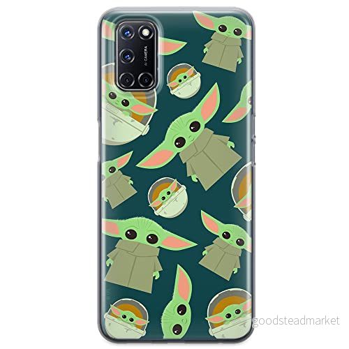 ERT GROUP mobiltelefonfodral för Oppo A92/ A72/ A52 originalt och officiellt licensierat Star Wars mönster Baby Yoda 006 optimalt anpassad till formen på mobiltelefonen, fodral tillverkad av TPU plast 5903040207062