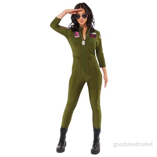 Amscan 9913307 Officiellt licensierad topp pistol jumpsuit damer maskeraddräkt storlek: UK 68 194099075107