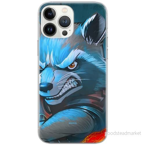 ERT GROUP mobiltelefonfodral för Samsung S9 originalt och officiellt licensierat Marvel mönster Rocket 005 Vit optimalt anpassad till formen på mobiltelefonen, fodral tillverkad av TPU plast 5902980170917