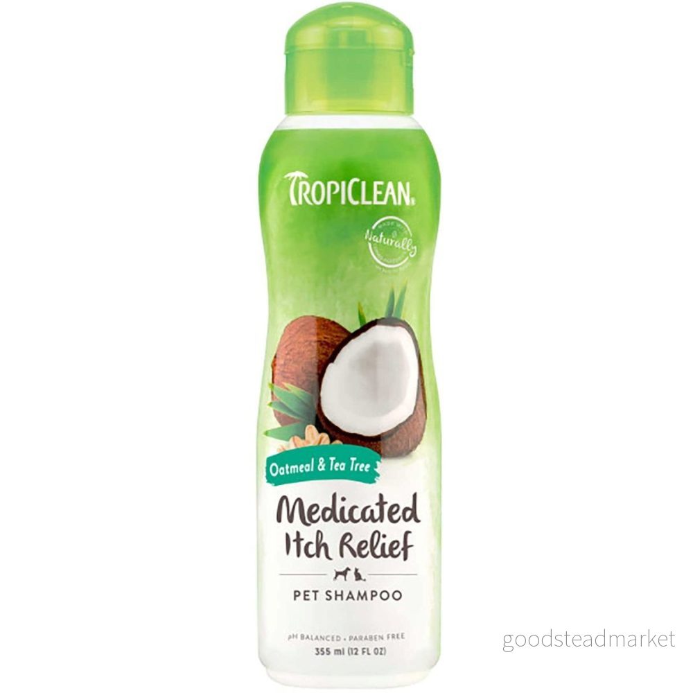 Tropiclean Shampoo Medicated Itch Relief 355 ml. 645095202467