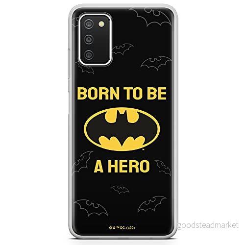 ERT GROUP mobiltelefonfodral för Samsung A03S originalt och officiellt licensierat DC mönster Batman 058 optimalt anpassad till formen på mobiltelefonen, fodral tillverkad av TPU plast 5905131539182