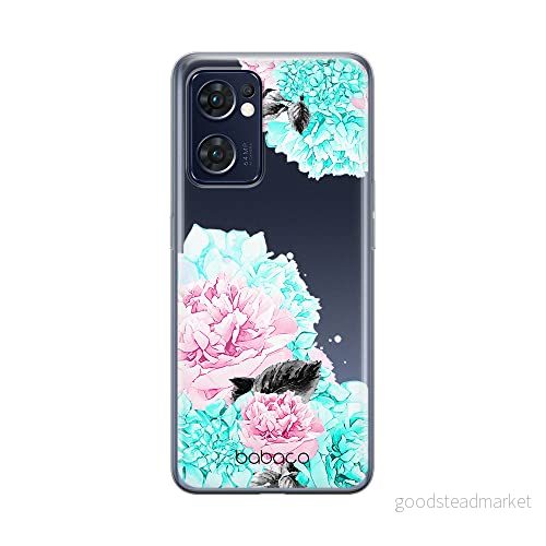 ERT GROUP mobiltelefonfodral för Oppo RENO 7 5G originalt och officiellt licensierat Babaco mönster Flowers 002 optimalt anpassad till formen på mobiltelefonen, gedeeltelijk transparant 5905511315429
